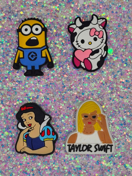 Focal beads Little yellow guy, hello kitten, princess from movie with 7 dwarfs, taylor swift