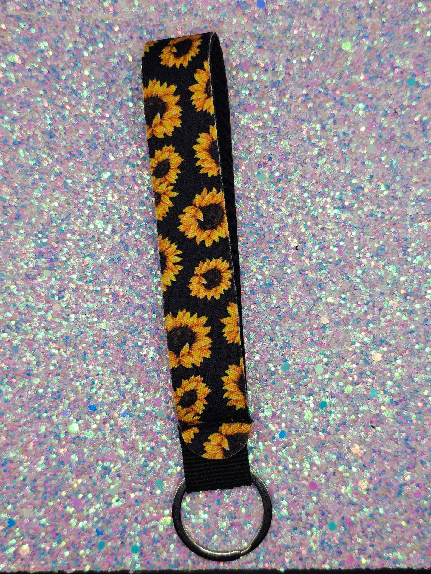 Sunflower Fabric Wristlet