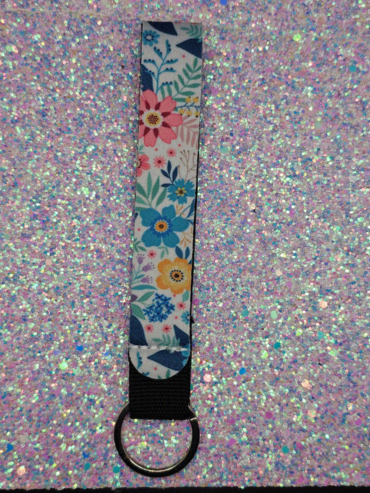 Flower Fabric Wristlet