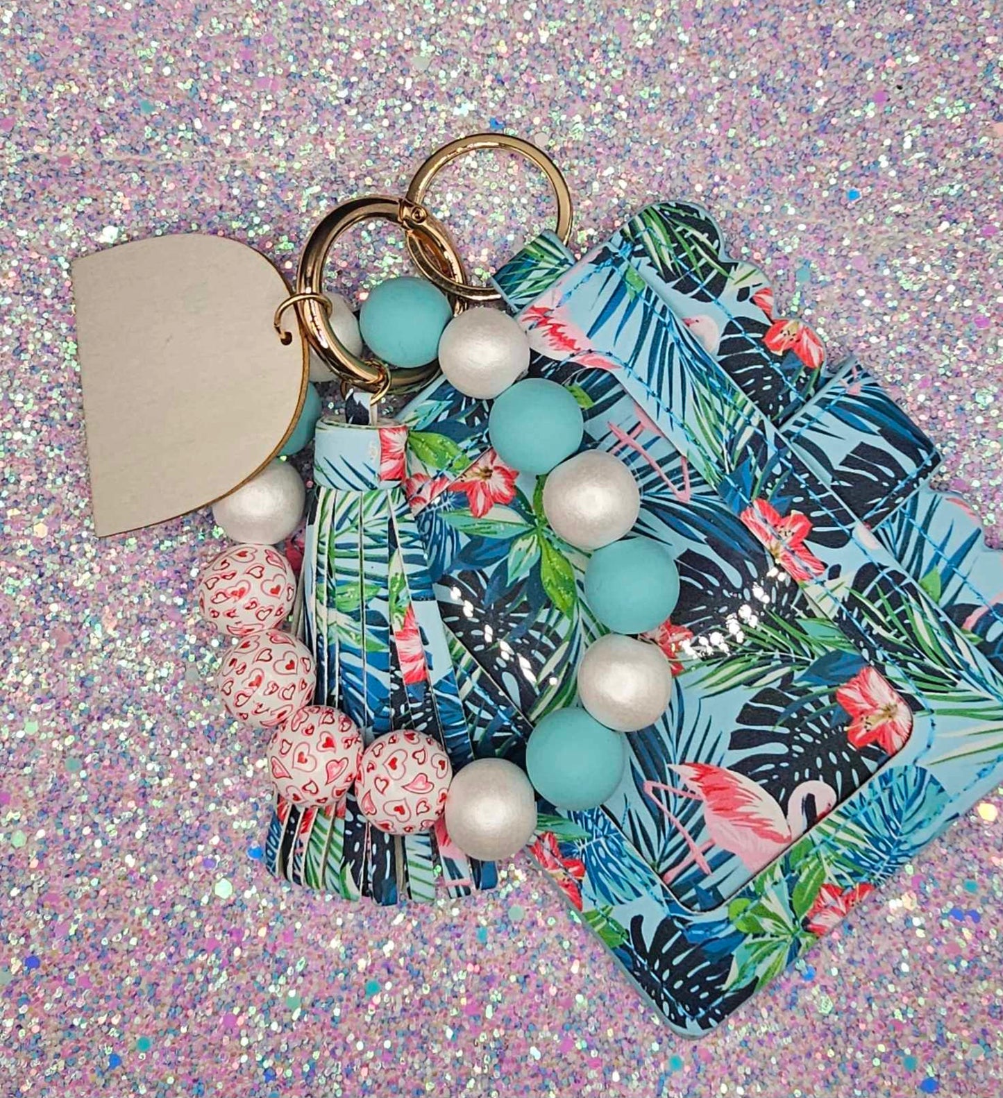 Paradise ID holder Wristlet