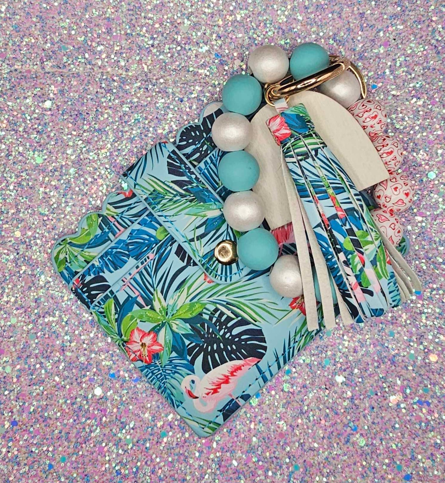 Paradise ID holder Wristlet